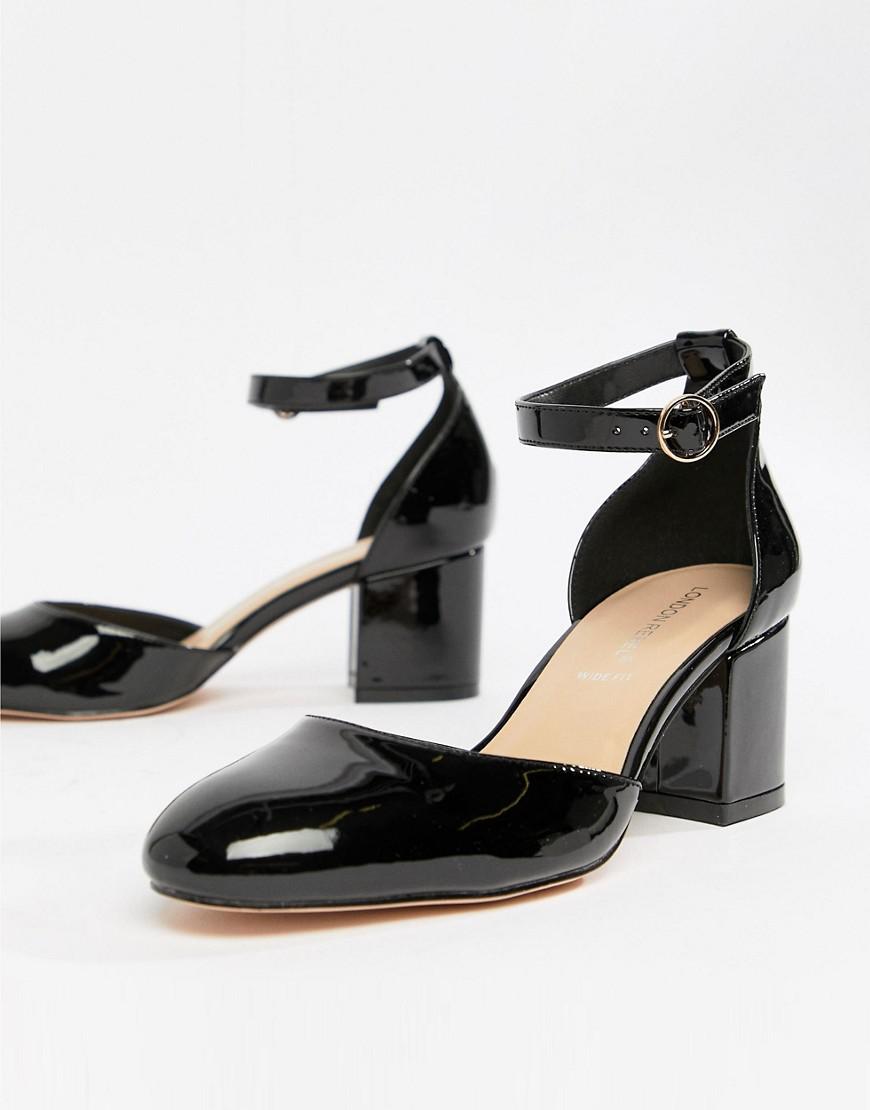 London rebel mid block heeled shoes sale