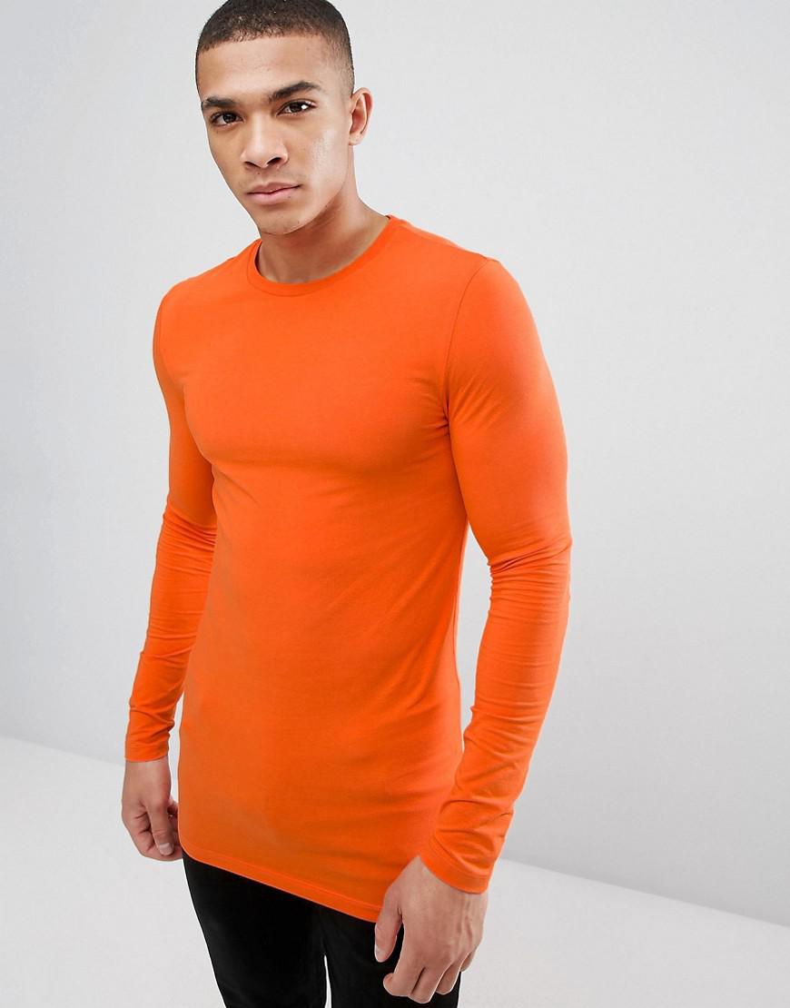 muscle fit t shirts long sleeve