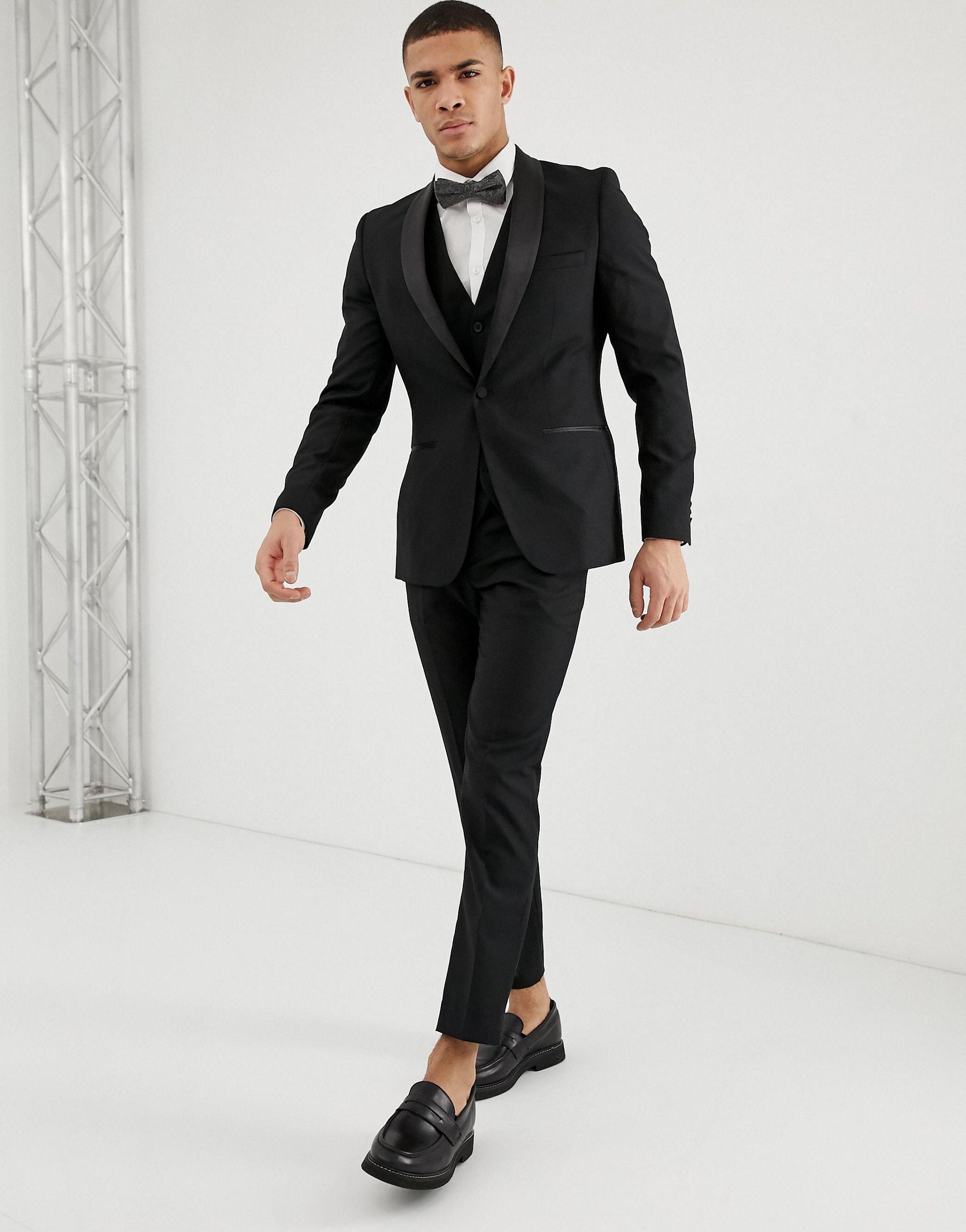 Satin Lapel Tuxedo Trousers 
