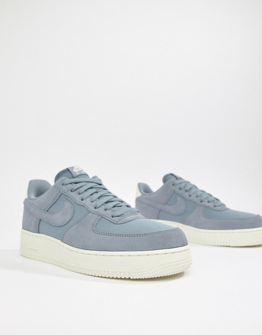 nike air force one blue suede