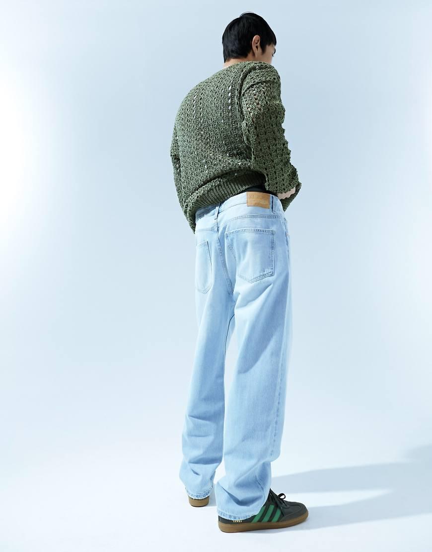 Bershka 90S Straight Jean in Blue for Men Lyst UK