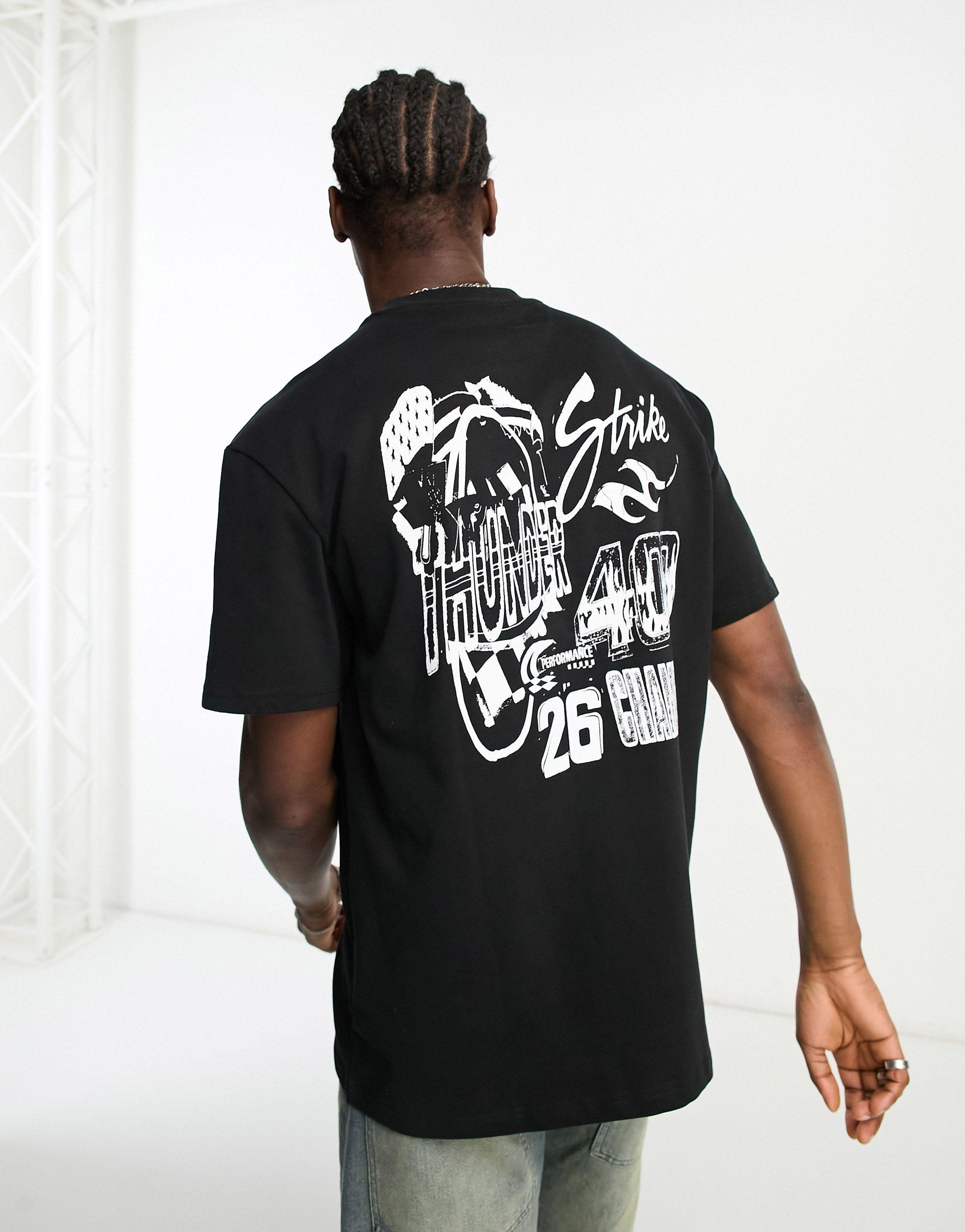 Særlig dvs. Sow Weekday Great Graphic Print T-shirt in Black for Men | Lyst Canada