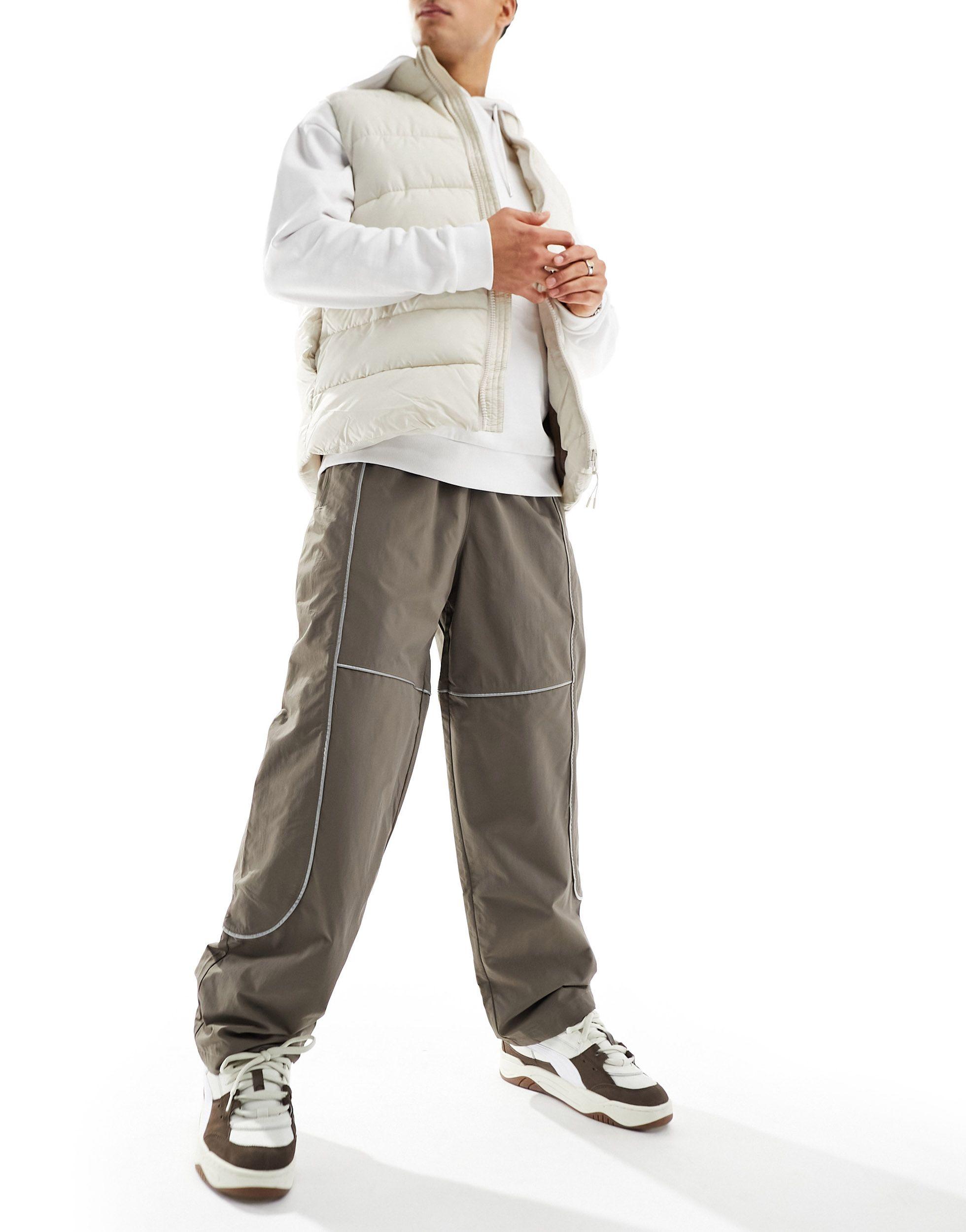 The North Face Tek Piping Wind Pants in White for Men