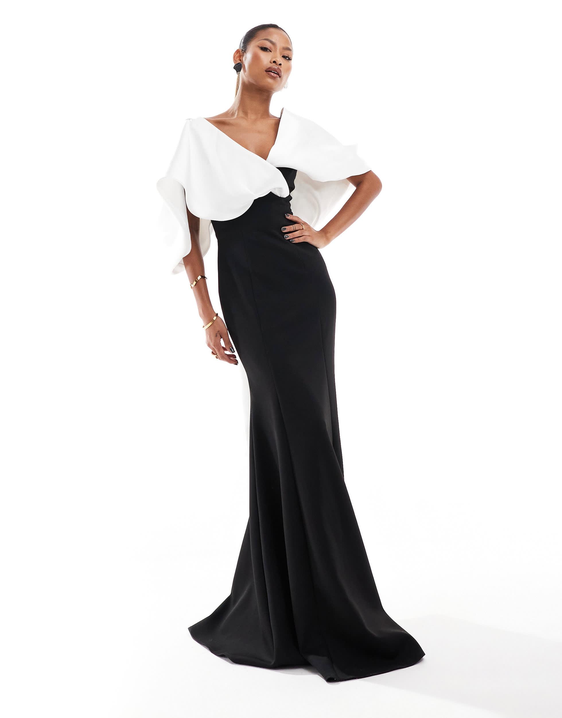 Mia | Black Maxi Dress With Sash