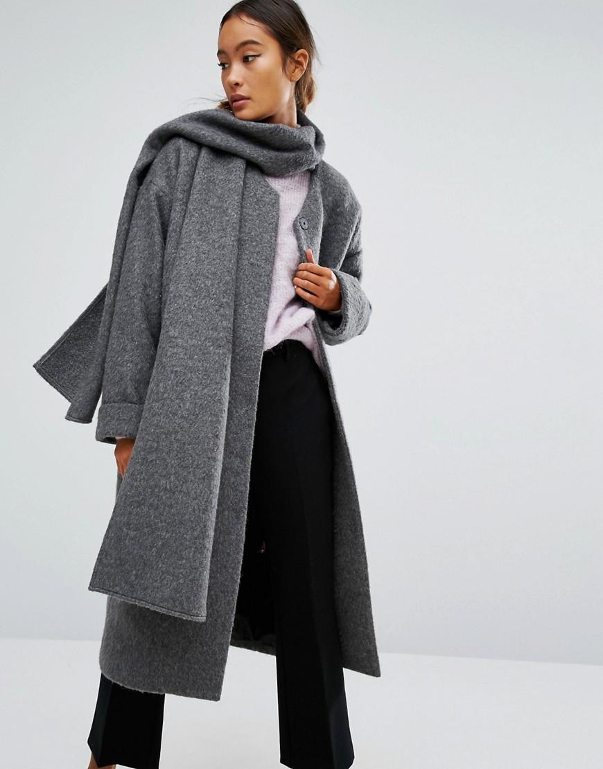 monki grey coat