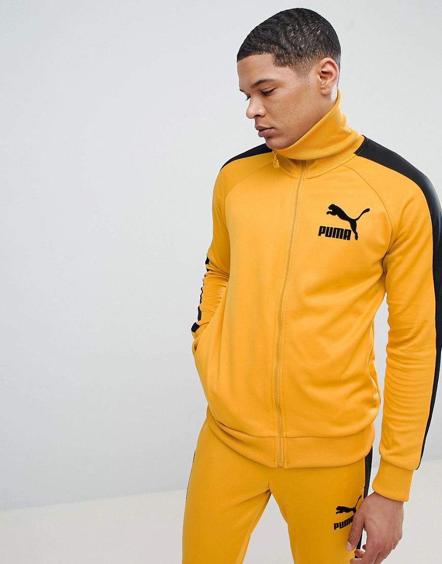 enable picnic Vegetables PUMA T7 Vintage Track Jacket In Yellow 57498548 for Men | Lyst