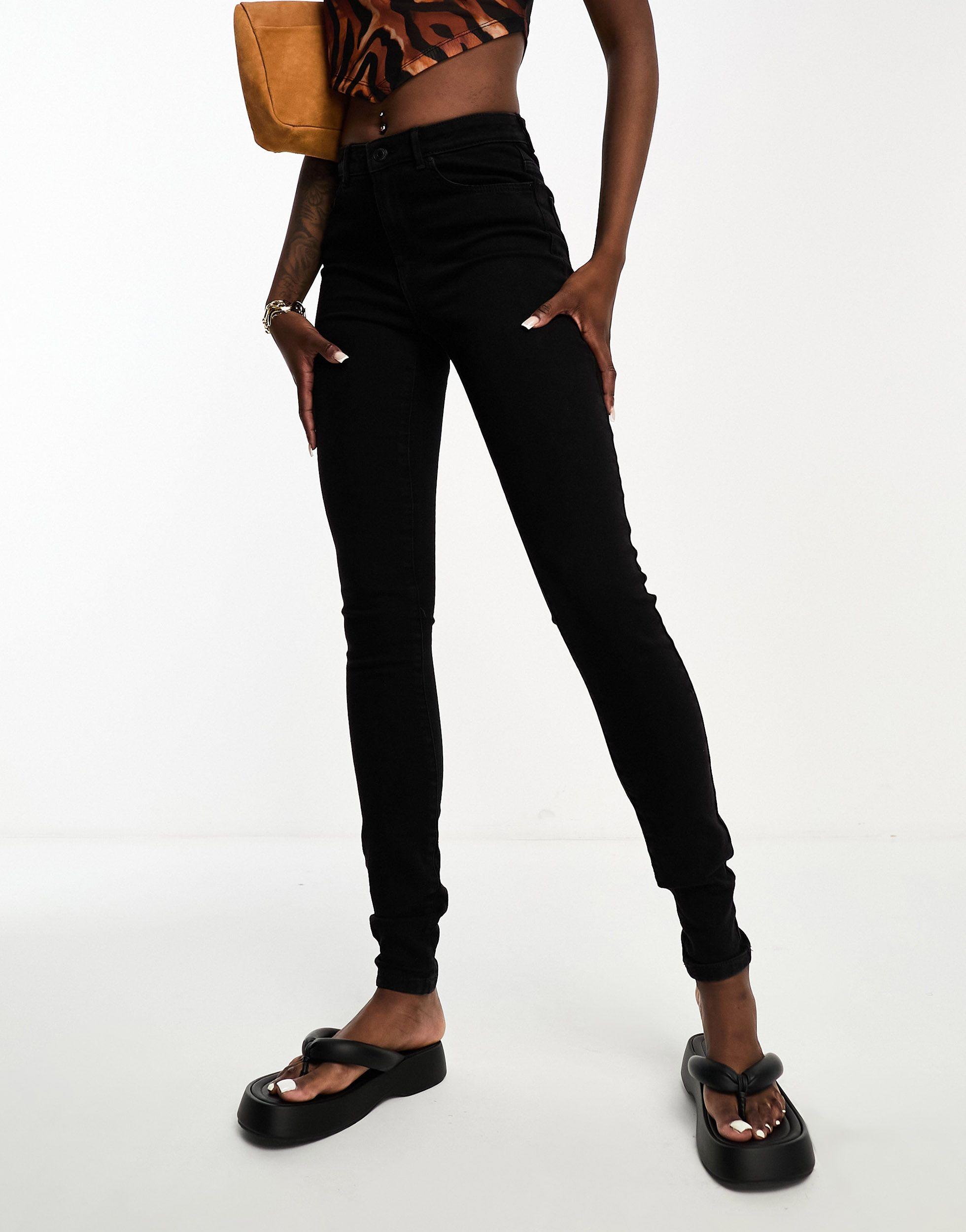 Vero Moda Tall Skinny Mid Rise Jeans in | Lyst