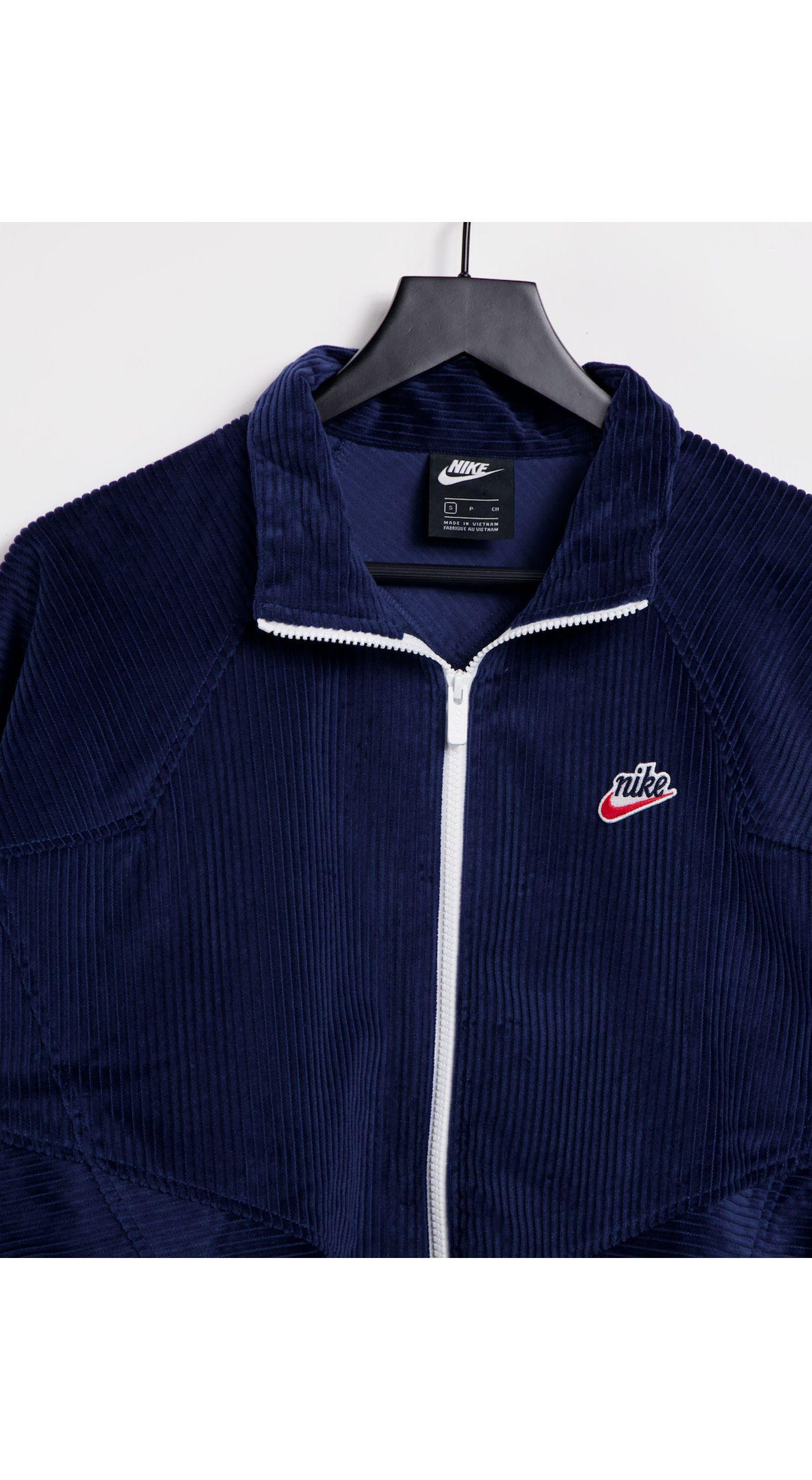 Nike Heritage Essentials Cord Windrunner Jacket in Blue for Men | Lyst