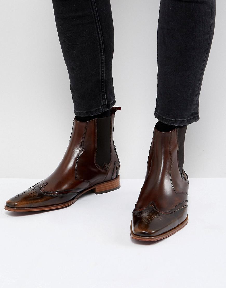 Jeffery West Scarface Chelsea Boots In Tan in Brown for Men - Lyst