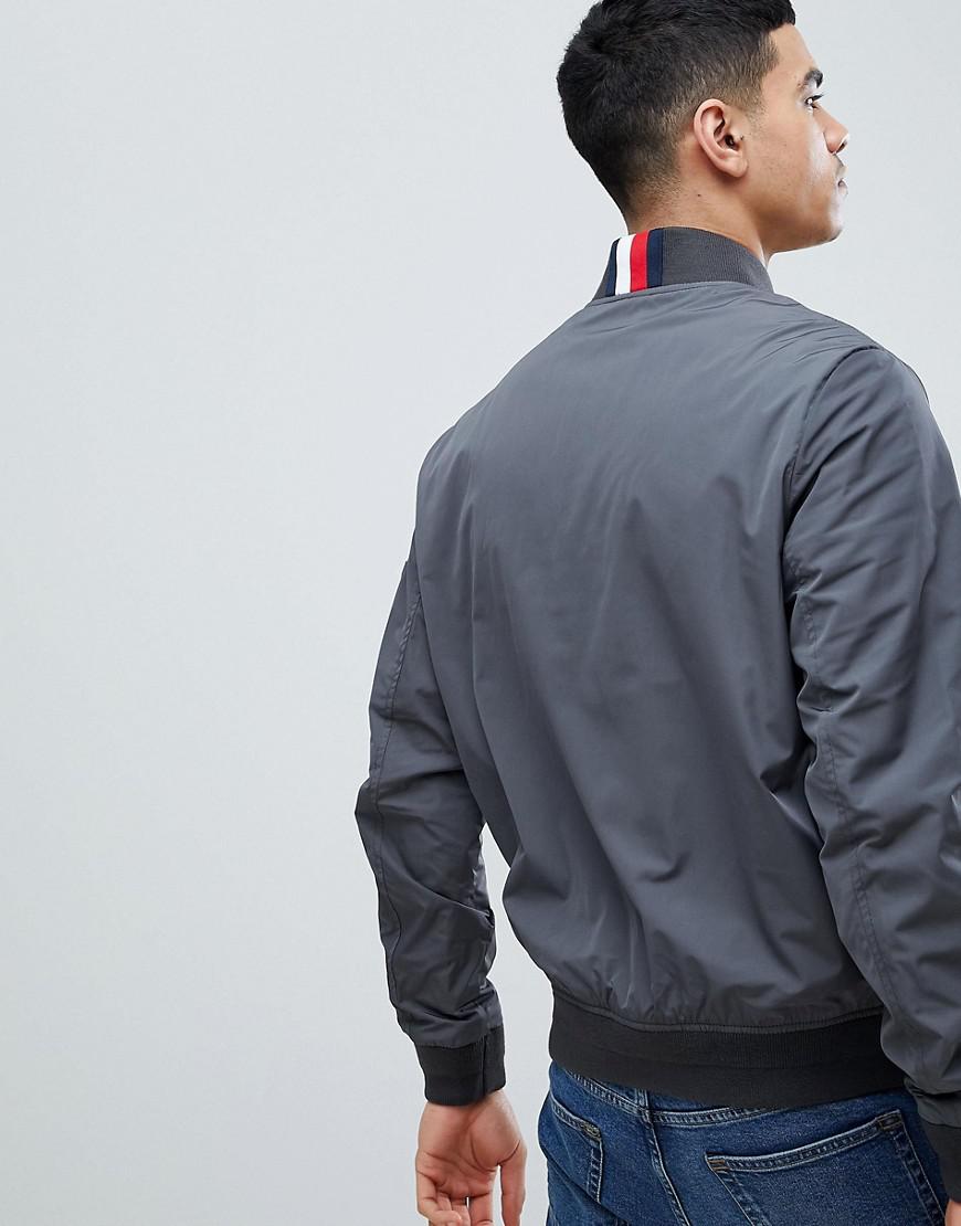 tommy hilfiger tape bomber
