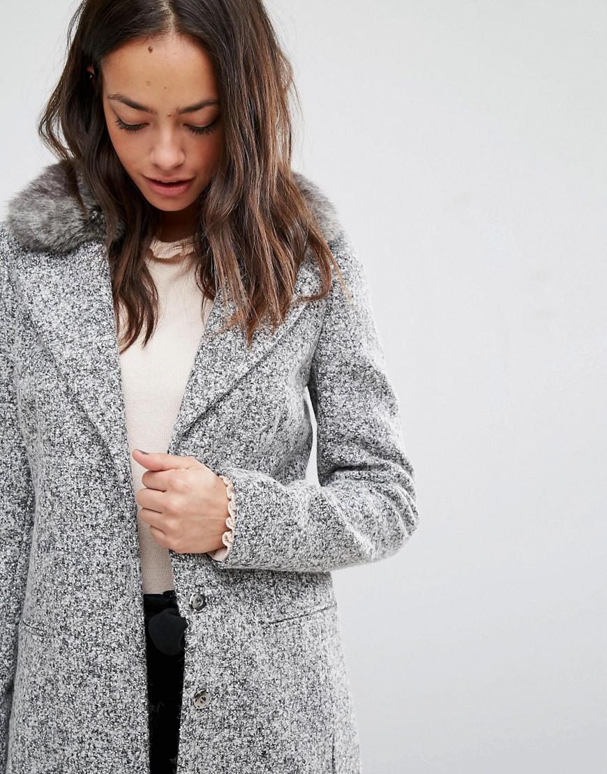 oasis boucle coat