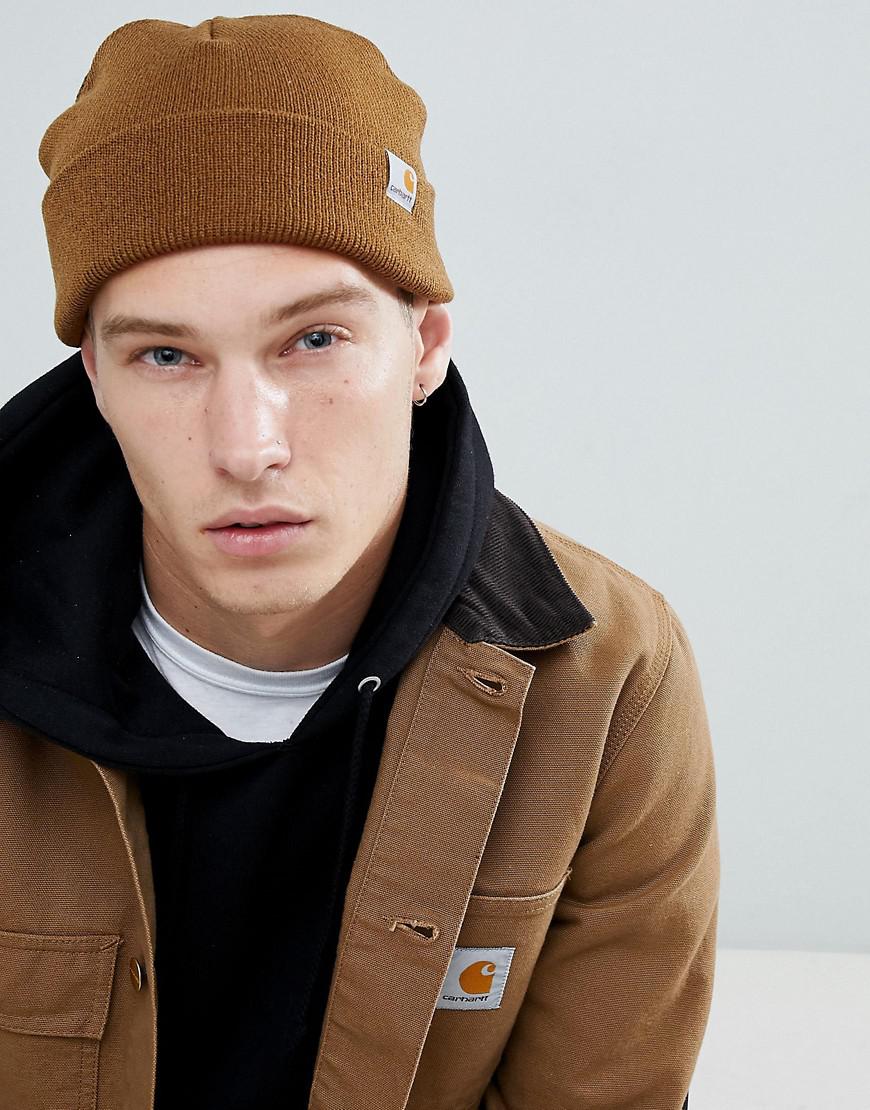 Carhartt WIP Synthetic Watch Low Beanie In Brown for Men - Lyst