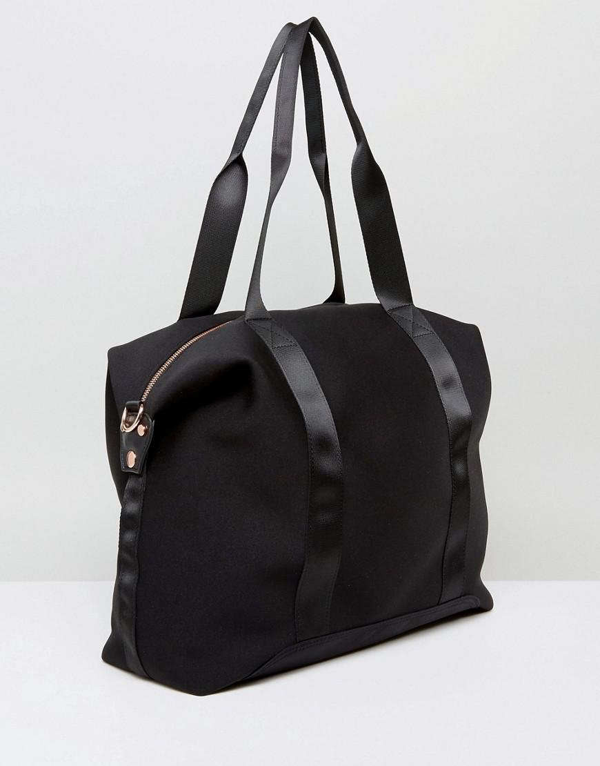 large canvas makeup bolsa