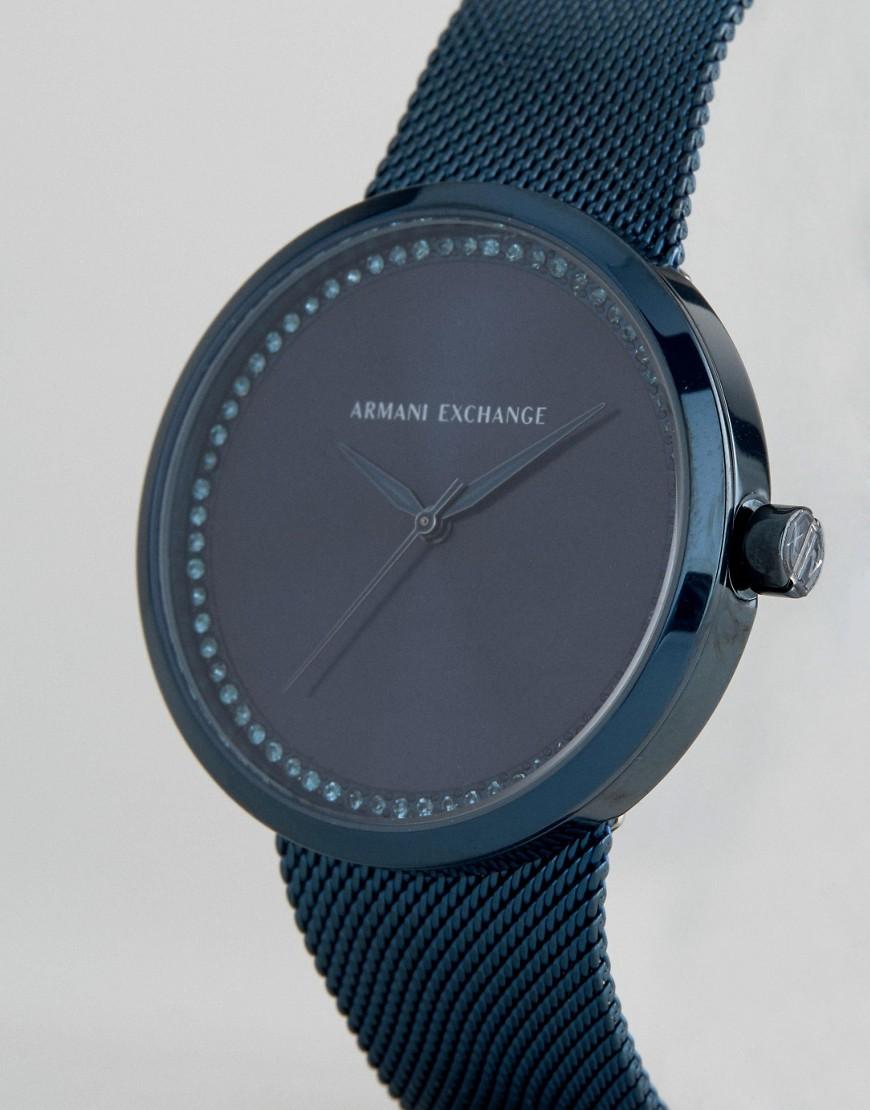 armani exchange ip blue liv in blue lyst armani exchange ip blue liv in blue lyst