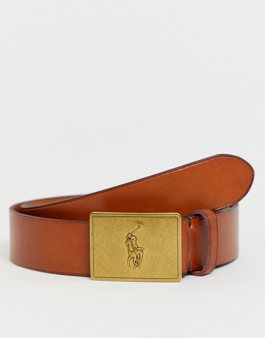 ralph lauren tan belt