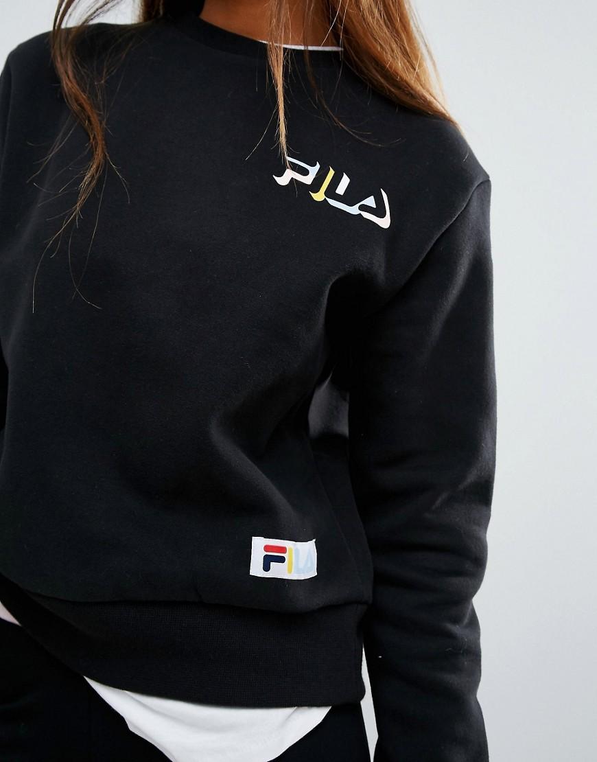 fila oversized boyfriend hoodie with front logo