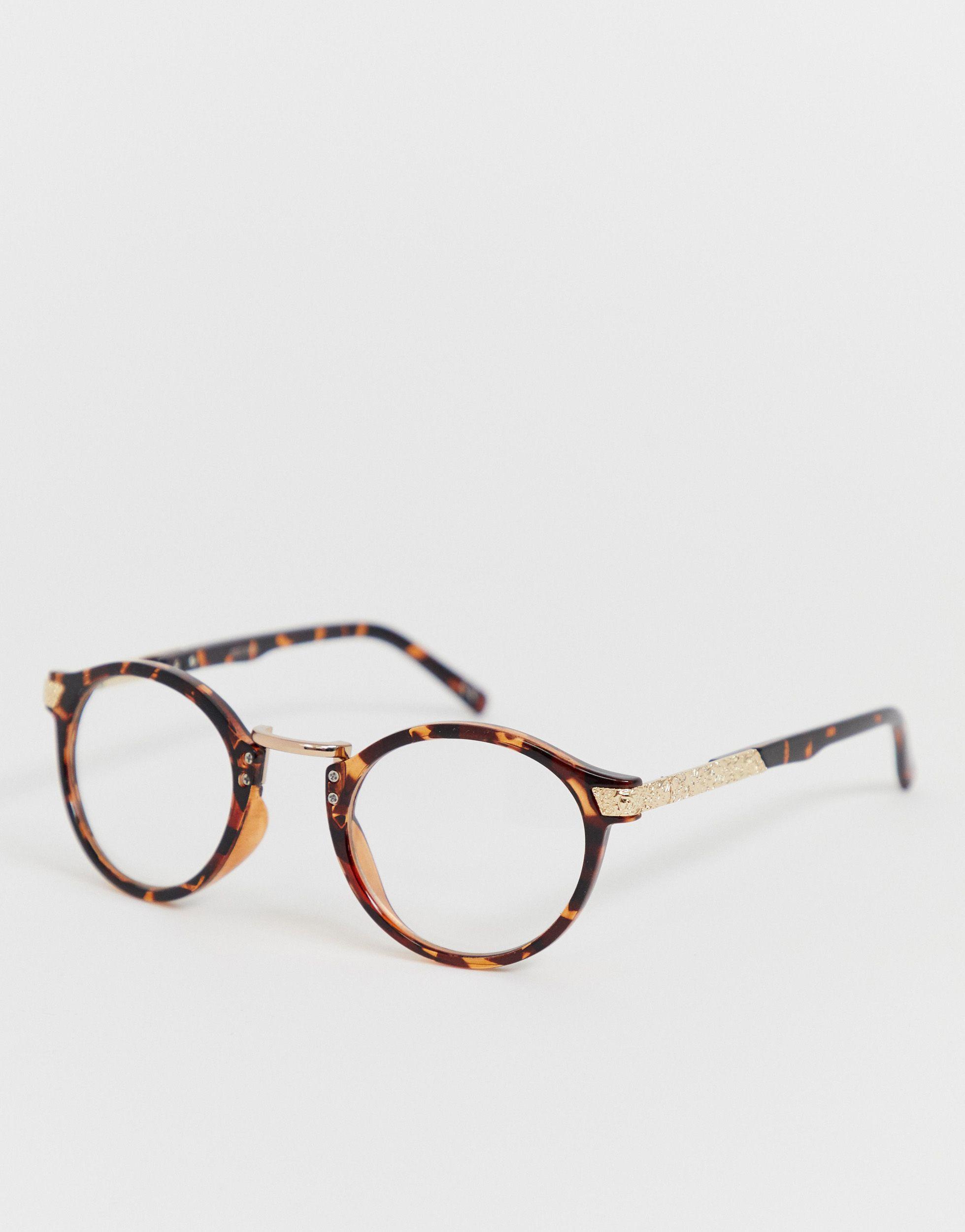 Gafas transparentes redondas con montura ASOS de hombre | Lyst