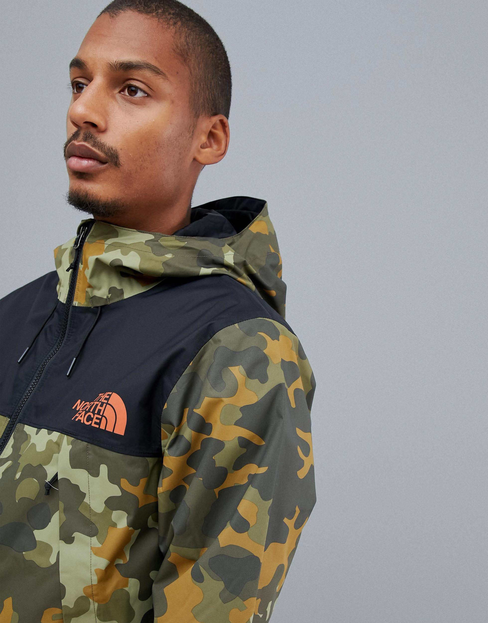 The North Face – 1990 Mountain Q – Jacke mit Camouflage-Print in Grün für  Herren | Lyst DE