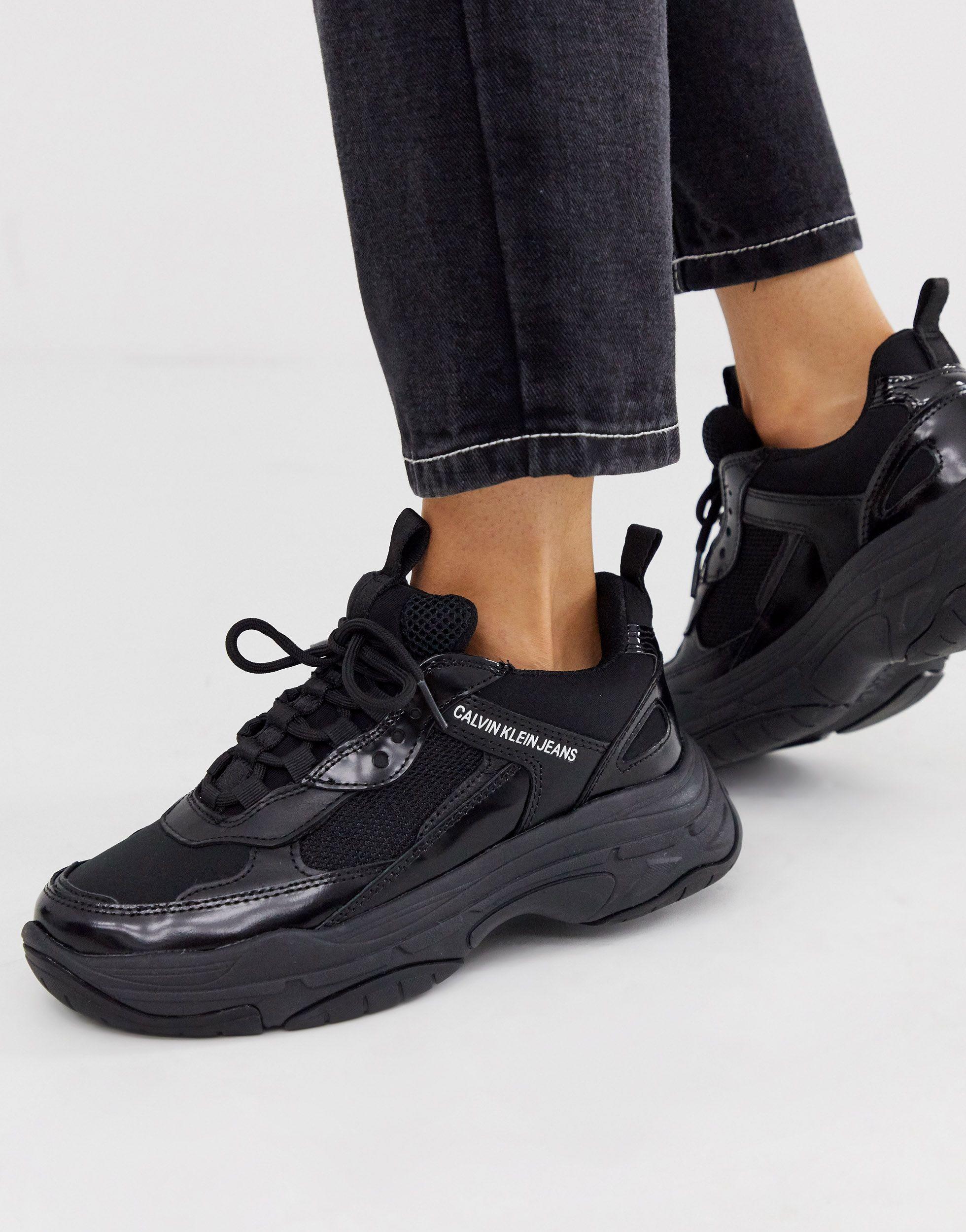 Calvin Klein Calvin Klein Maya Sneakers Met Dikke Zool in het