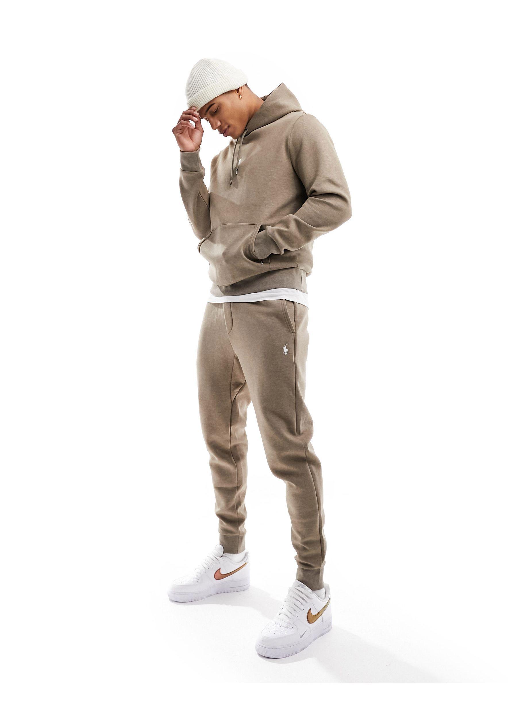 Polo Ralph Lauren Central Icon Logo Double Knit Sweat Hoodie in