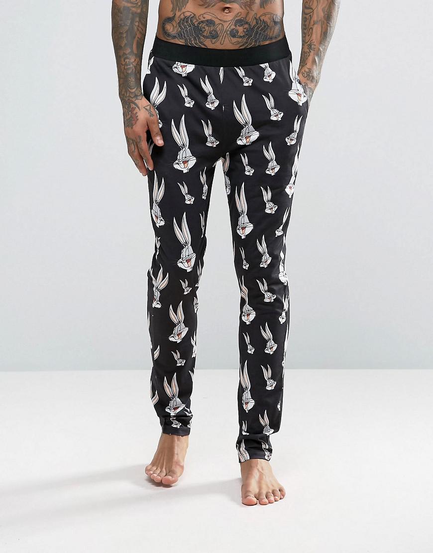 ASOS Bugs Bunny Pyjama Set in Black for Men | Lyst