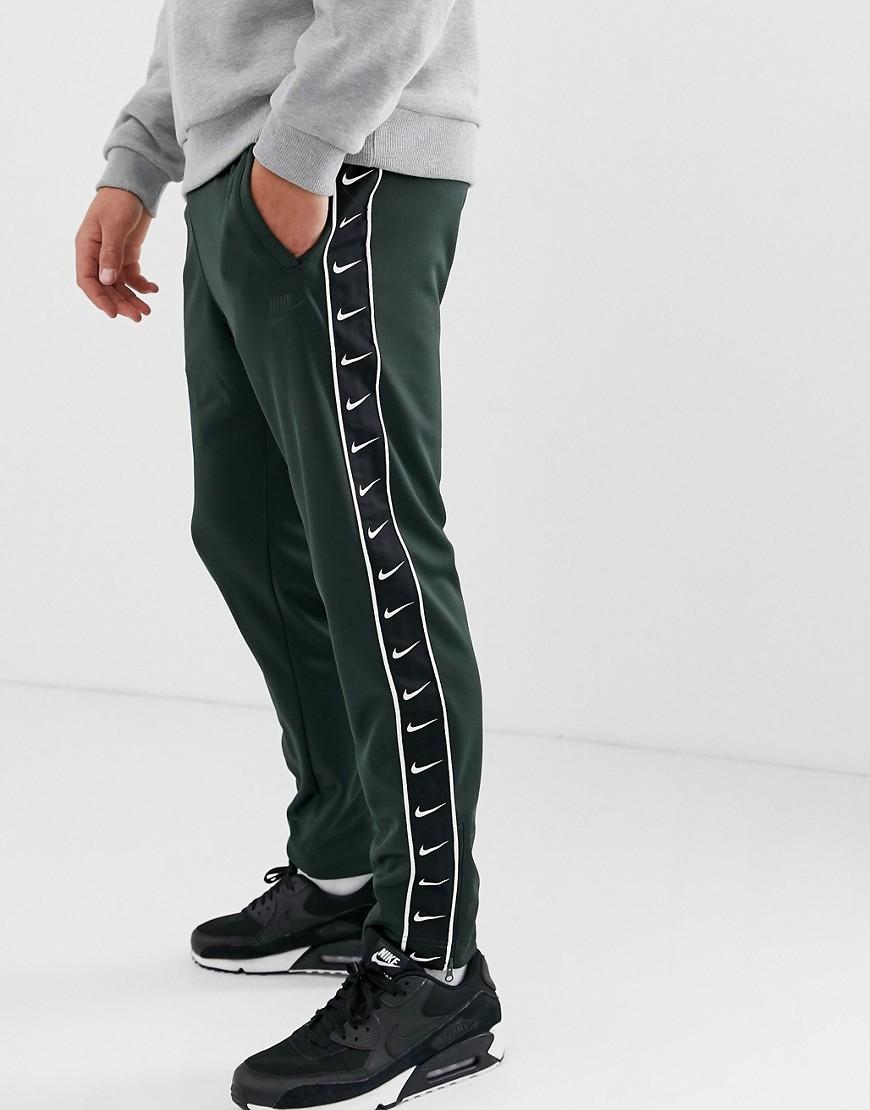 Nike Cotton Hybrid Sweatpants In Green 