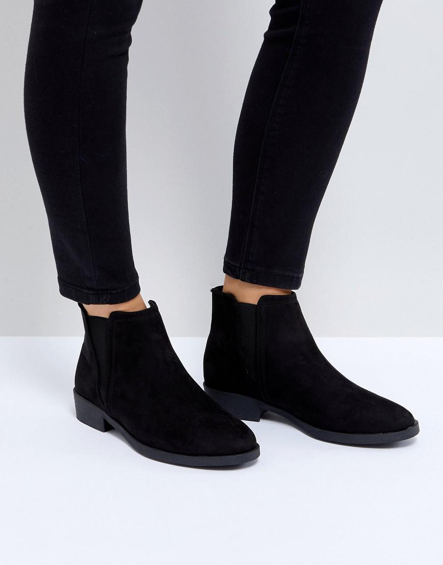 new look suedette chelsea ankle boot