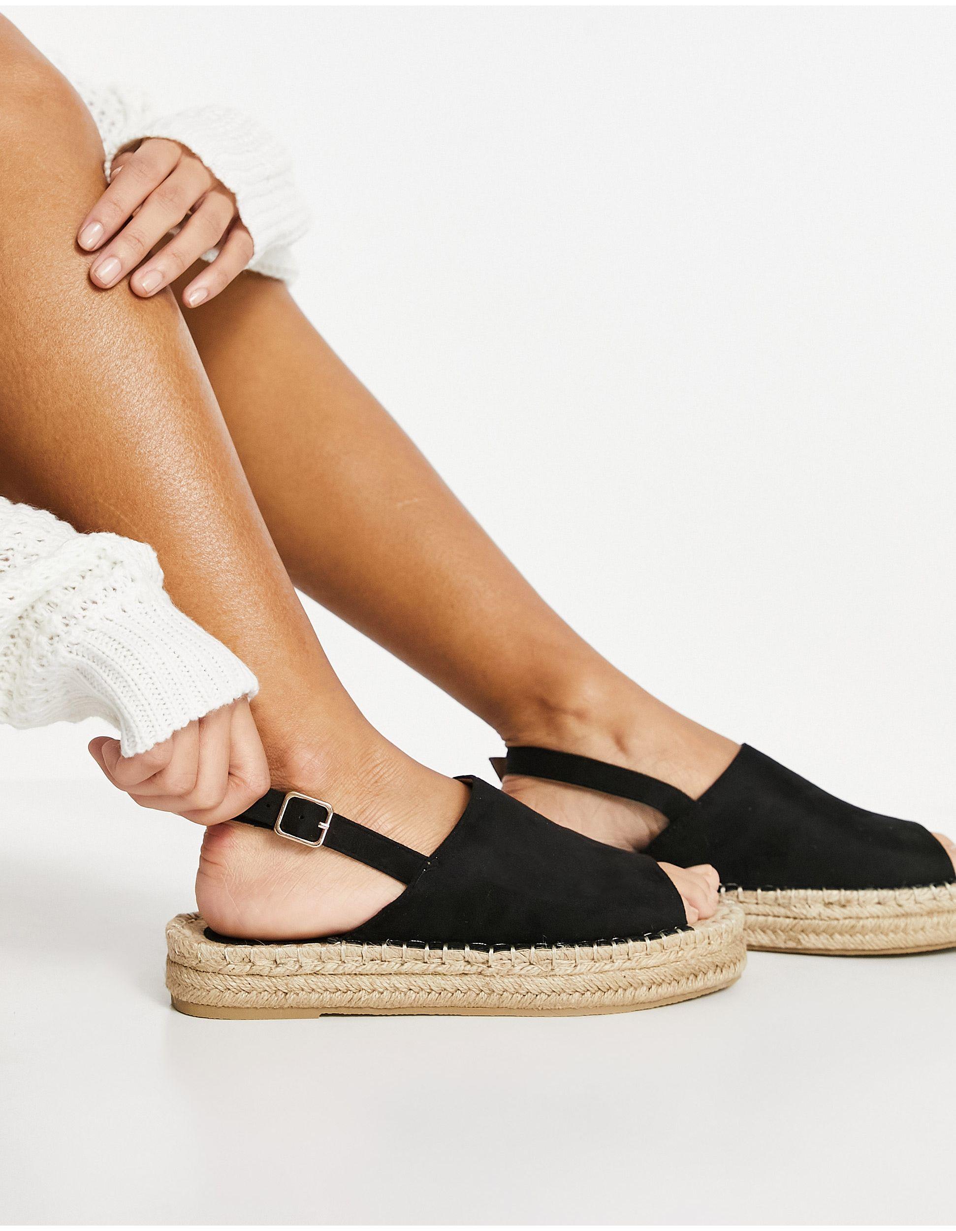South Beach Espadrilles With Back Strap in Pink | Lyst