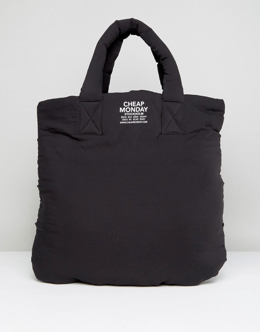 Cheap Monday Synthetic Puffer Shopper Bag In Black Lyst