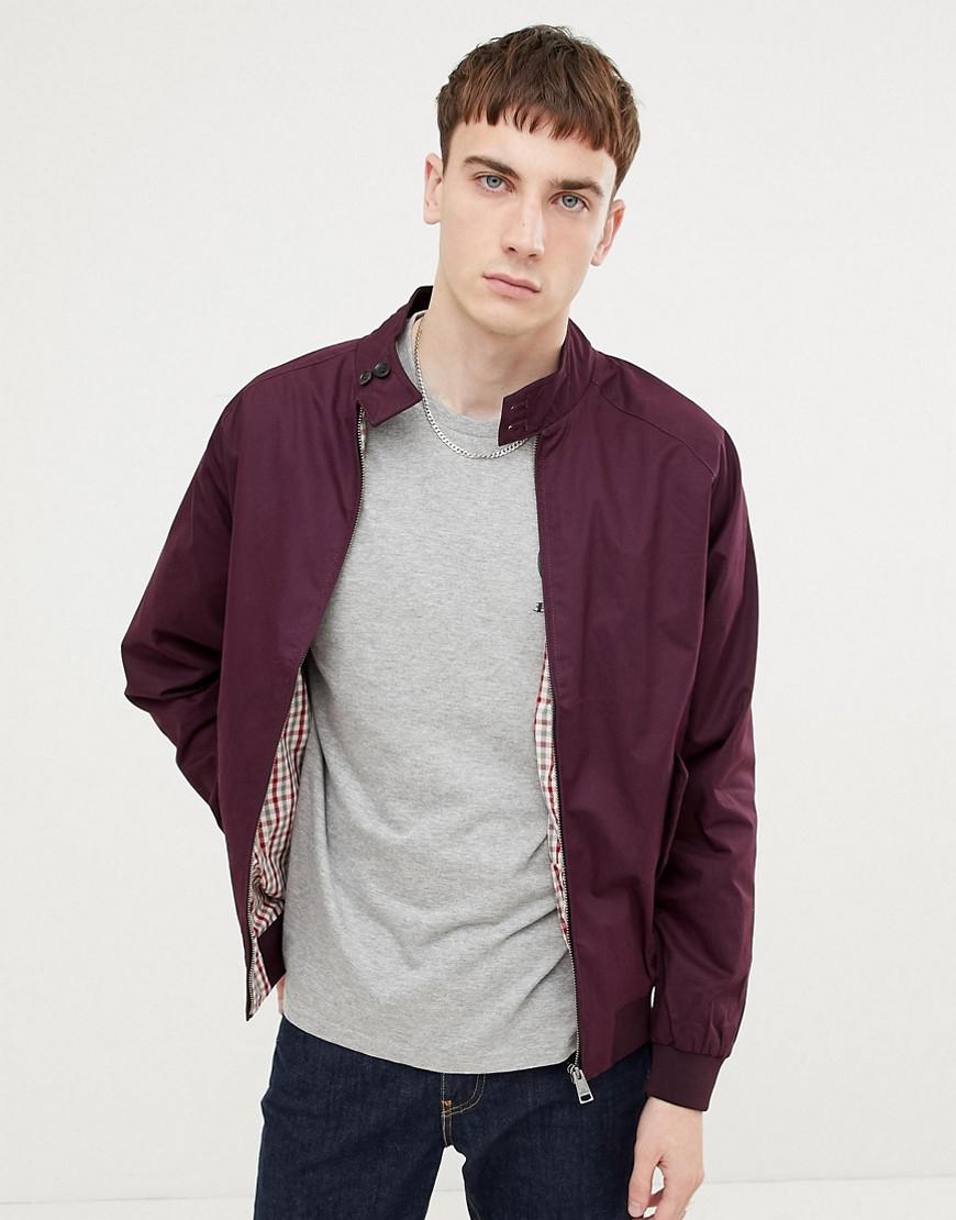 Download Ben Sherman Harrington Jacket in Red for Men - Lyst