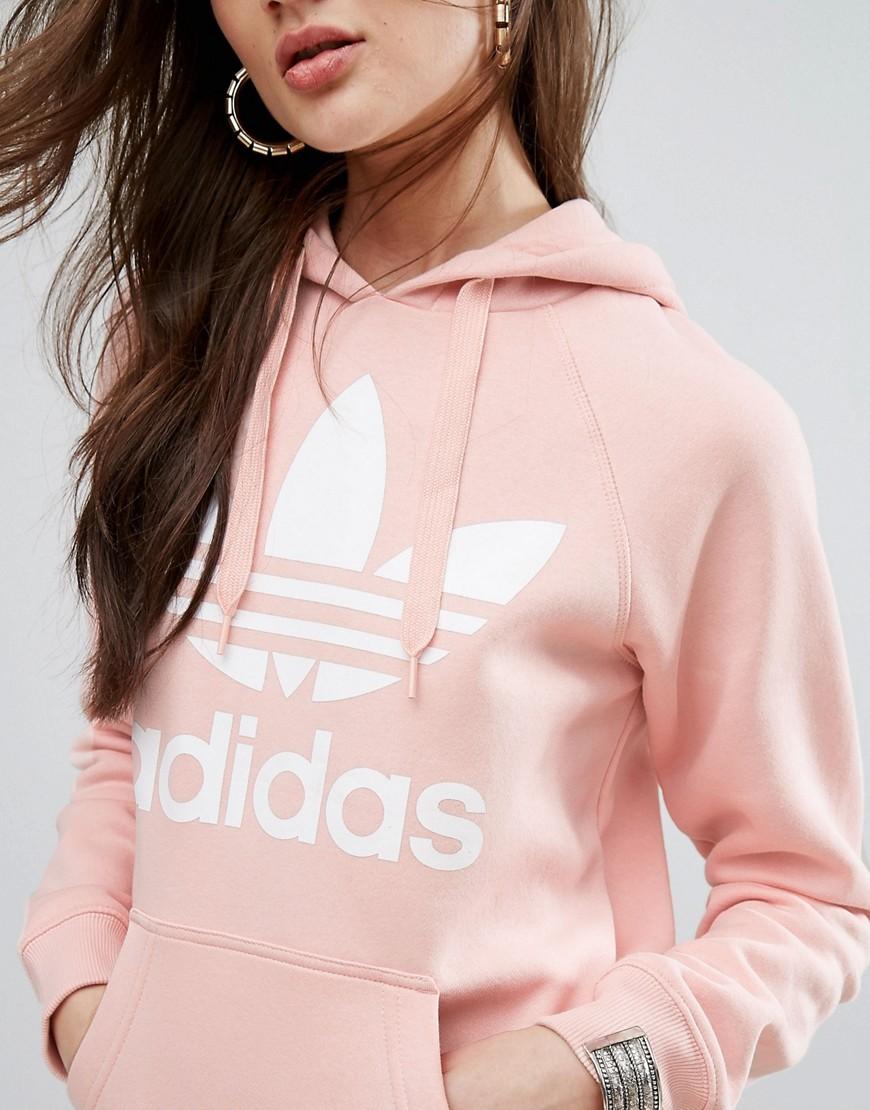 adidas hoodie pink womens