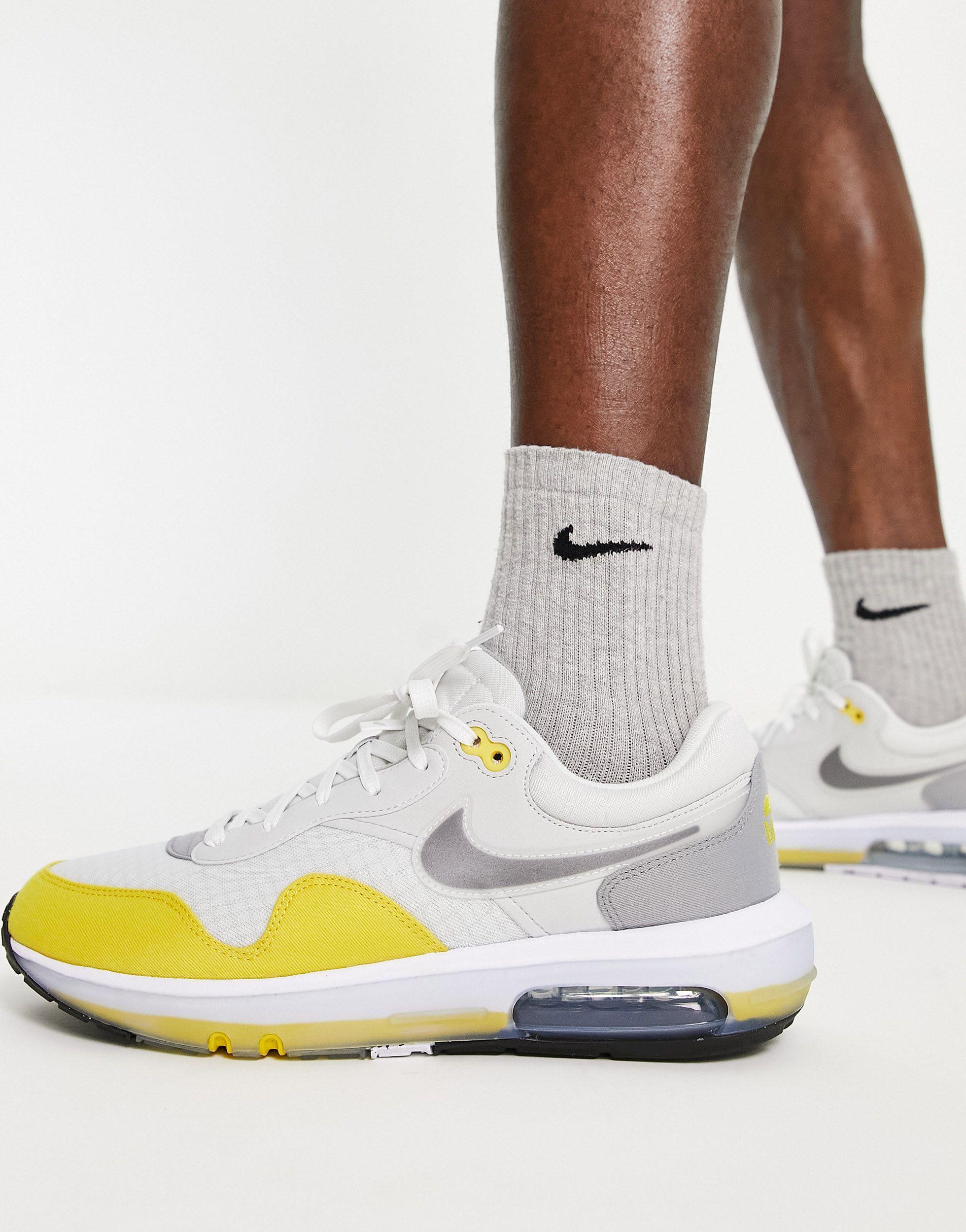 Air max motif - baskets - et jaune Nike pour homme en coloris Gris | Lyst