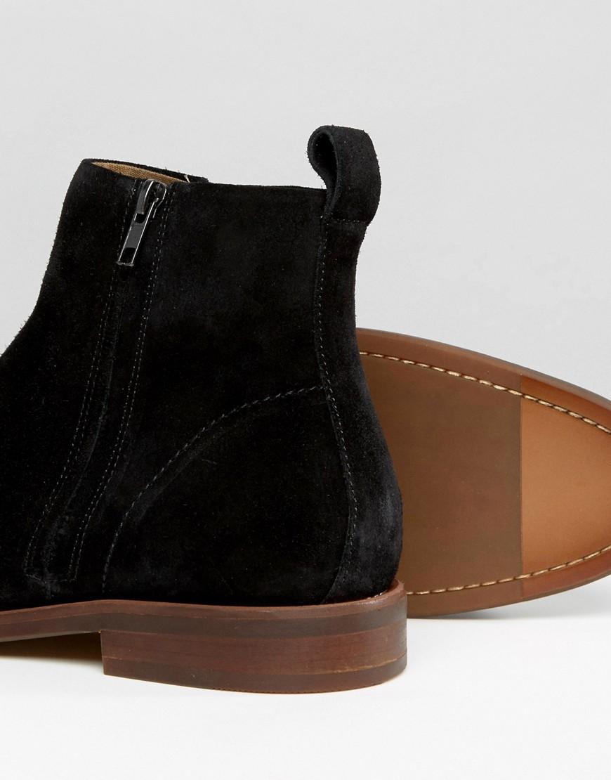 aldo black boots men