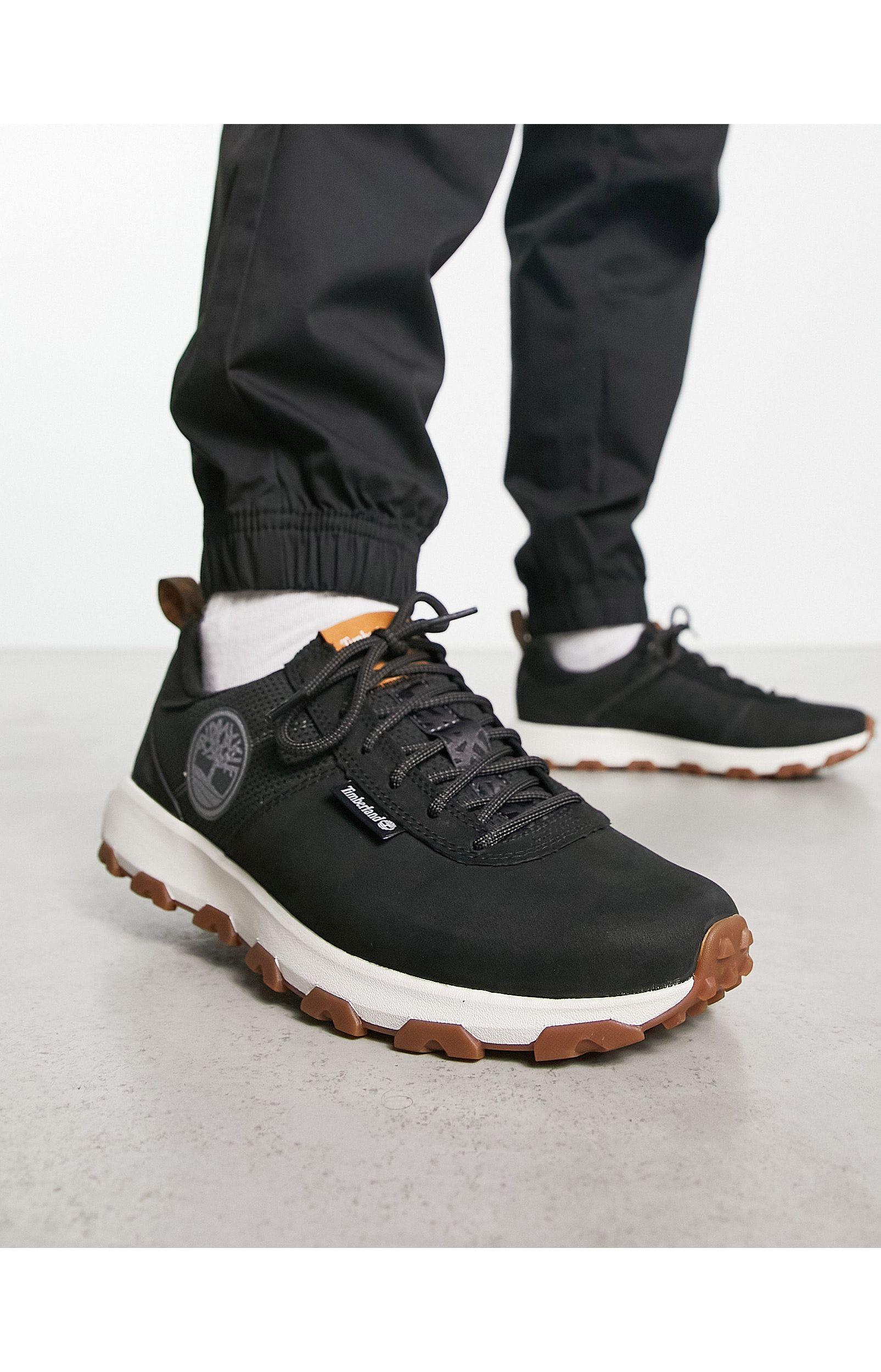 Timberland Winsor Trail Low Trainers in Black for Men | Lyst Australia