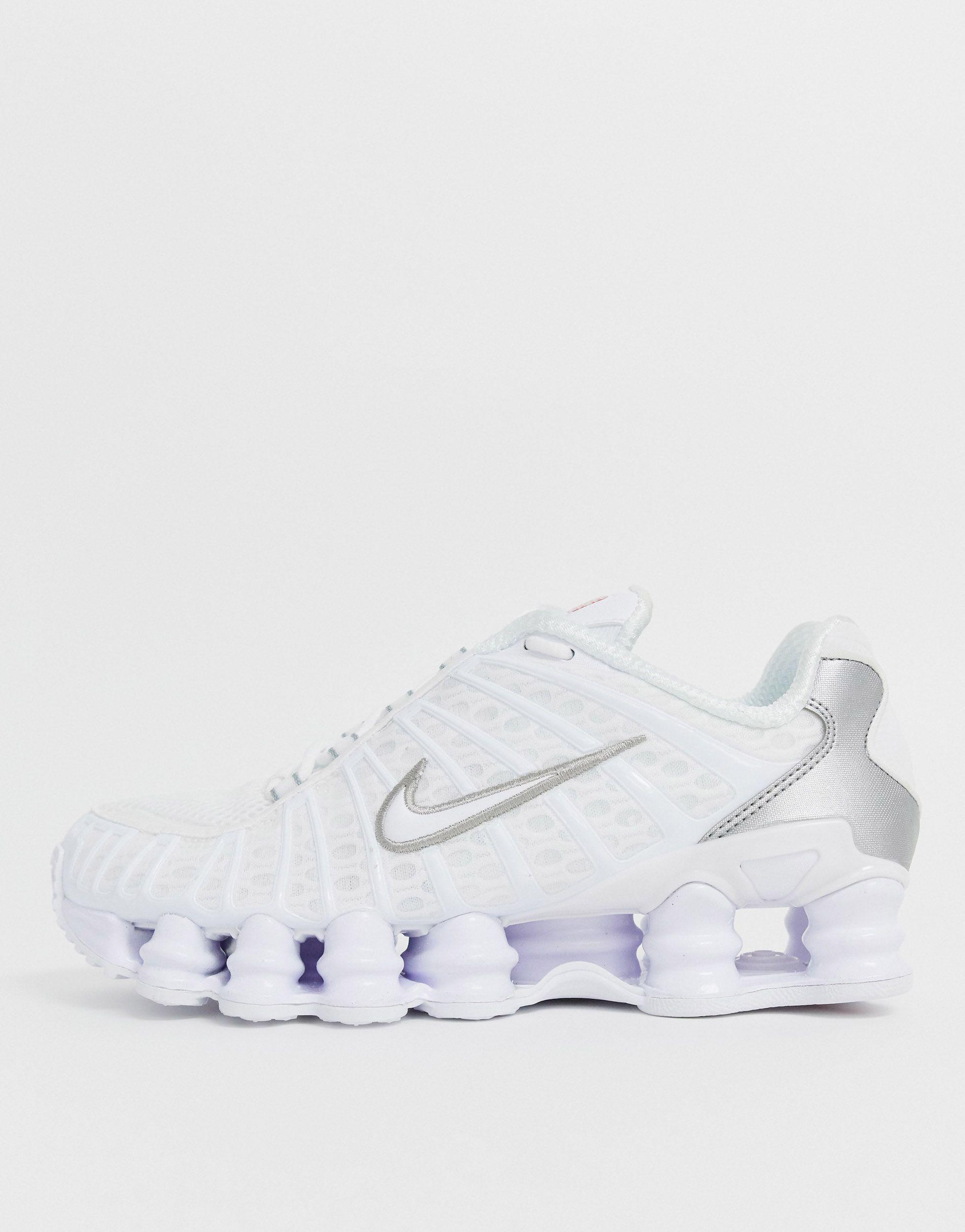 Nike White Shox Total Trainers in Black | Lyst