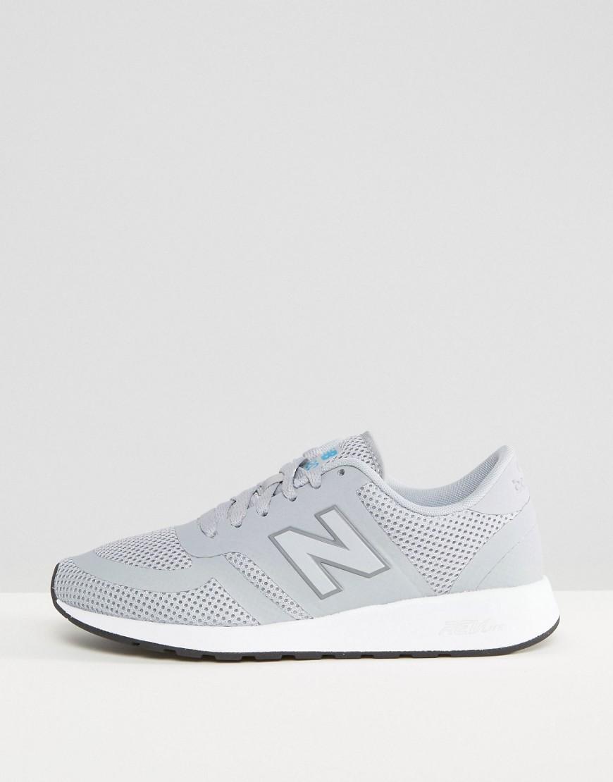 new balance 420 micro mesh trainers in grey new balance 420 micro mesh trainers in grey