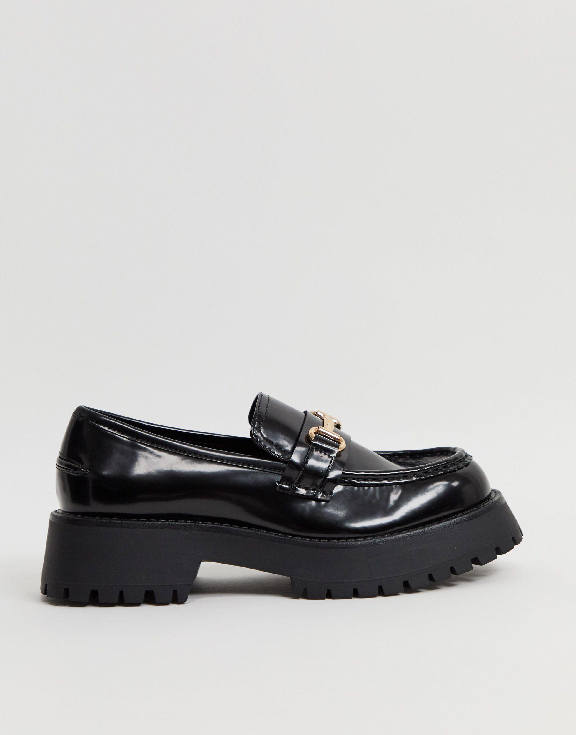 ASOS Monster Chunky Loafers in Black | Lyst