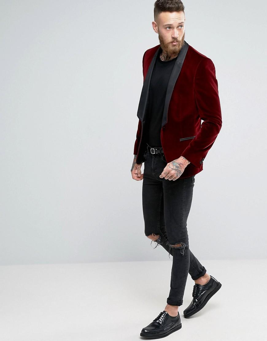 Hugo boss 2025 red blazer