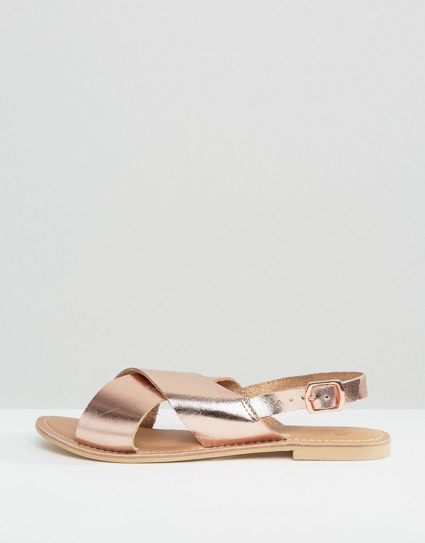 faith rose gold heels