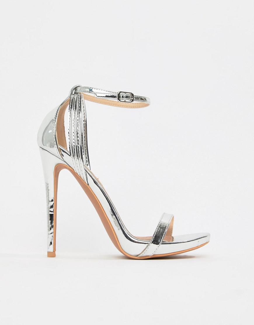 lost ink silver heels