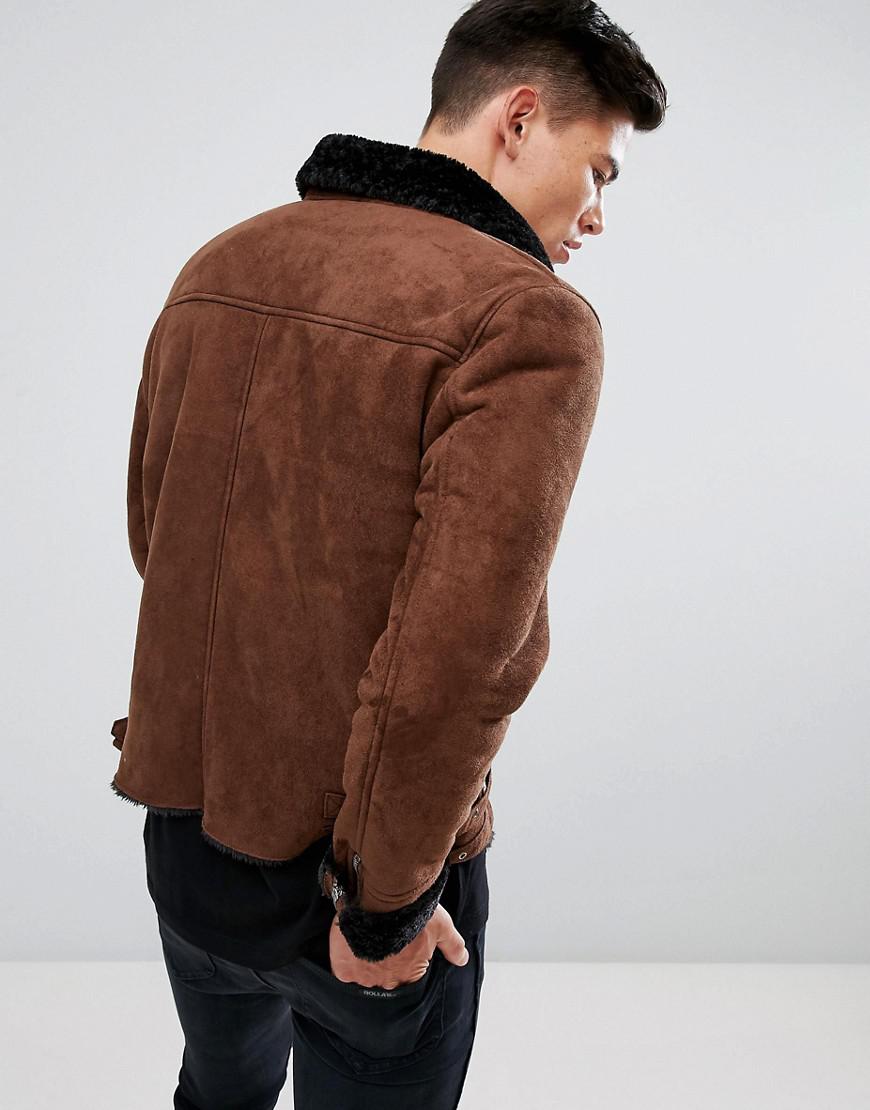 barneys shearling coat