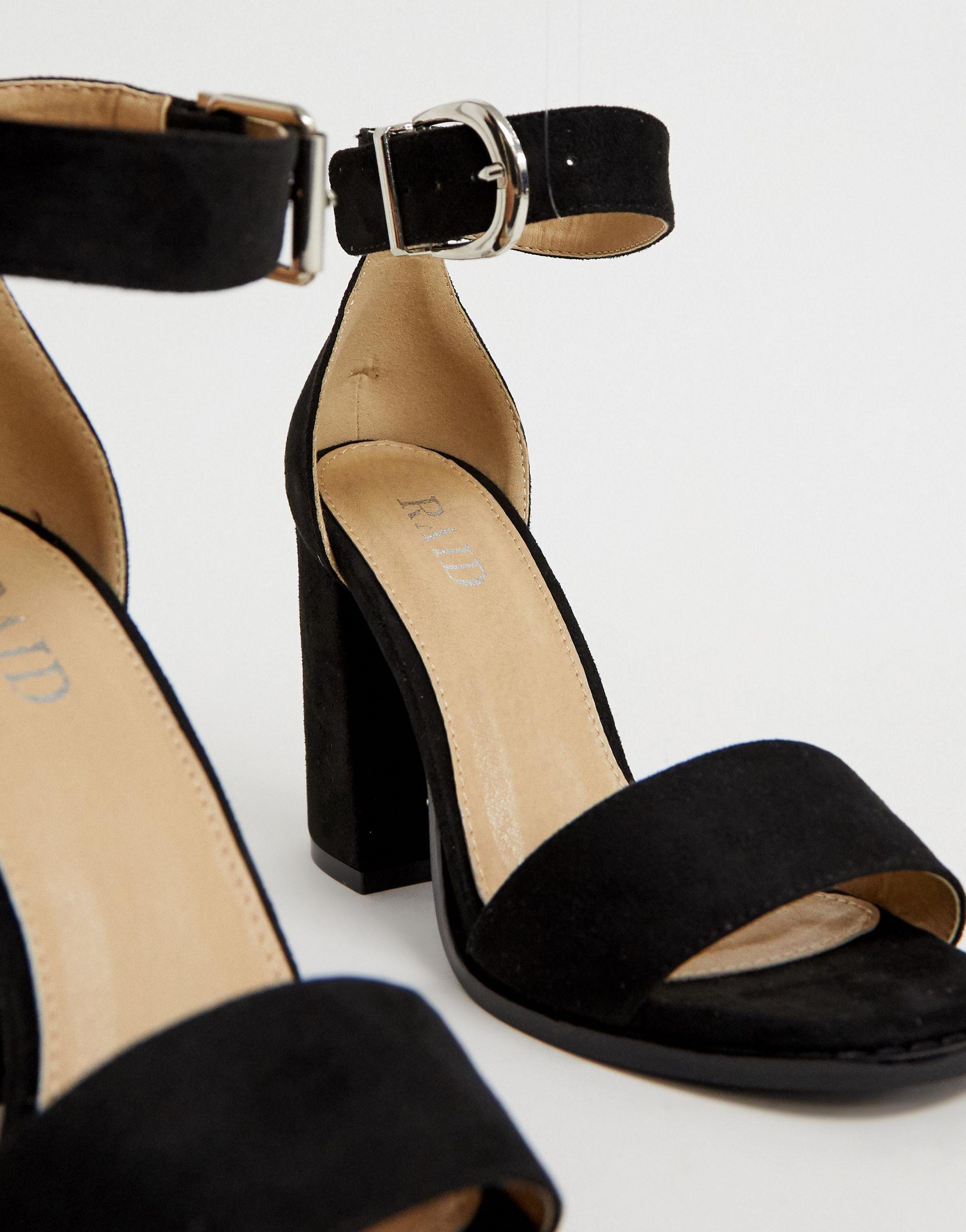 raid genna block heeled sandals