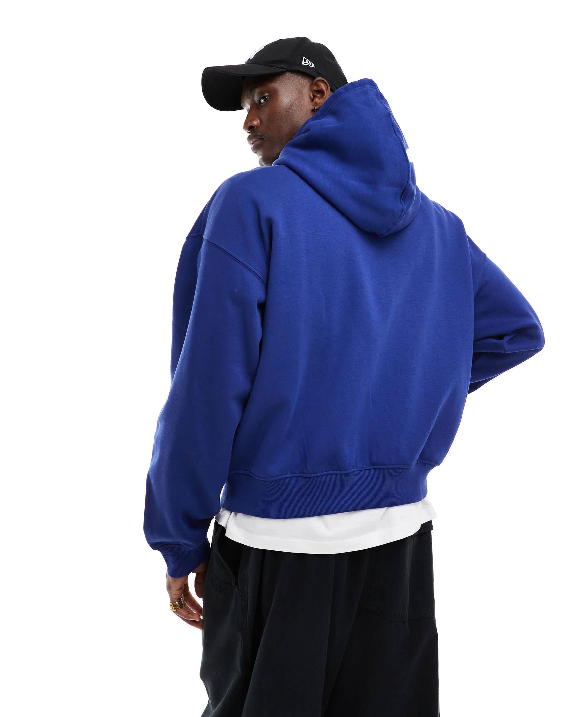 Weekday blue hoodie new arrivals