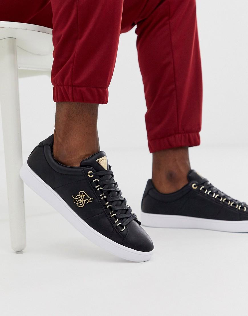 Zapatillas negras con logo dorado SIKSILK de hombre de color Negro | Lyst