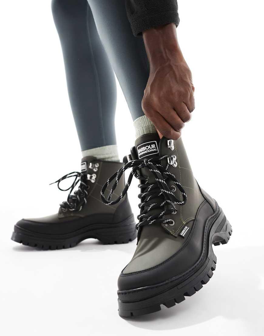Asos Barbour Hiking Boots Womens Barbour Alani Leather Rubber