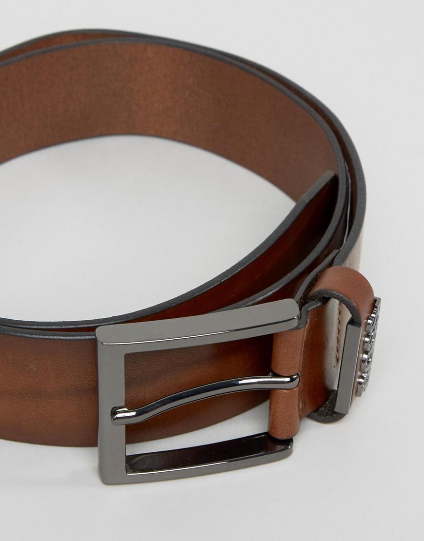 HUGO By Boss Senol Leather Belt Brown for Men Lyst