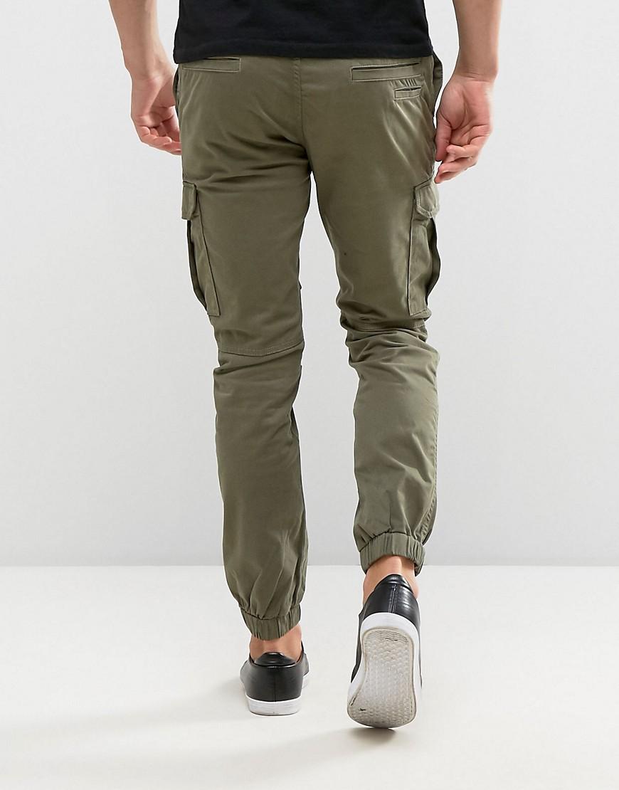 BOSS Orange Cotton By Hugo Boss Cargo Pants Regular Fit In Green for Men -  Lyst