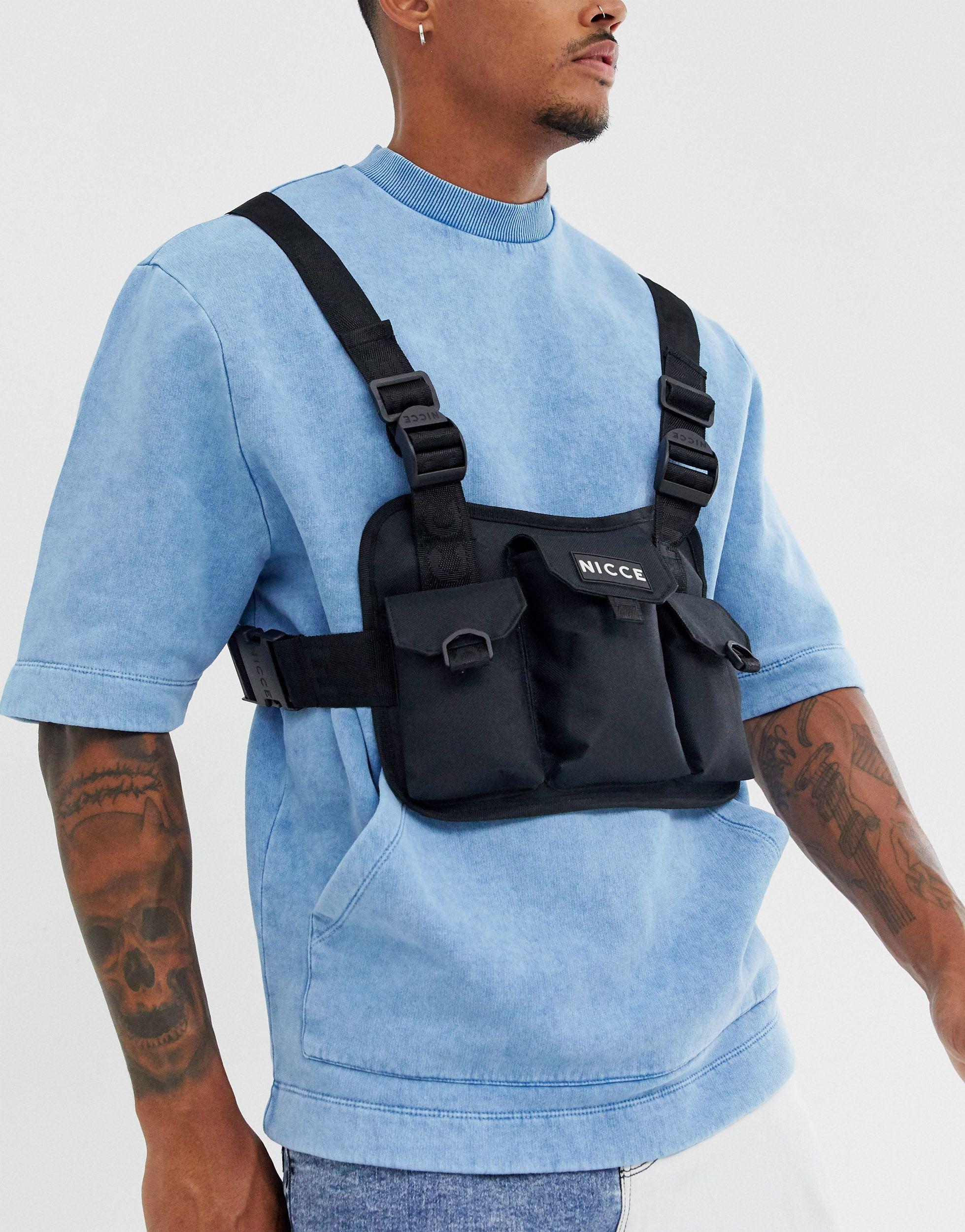 Nicce London Chest Rig Bag With Logo in Black for Men | Lyst Australia