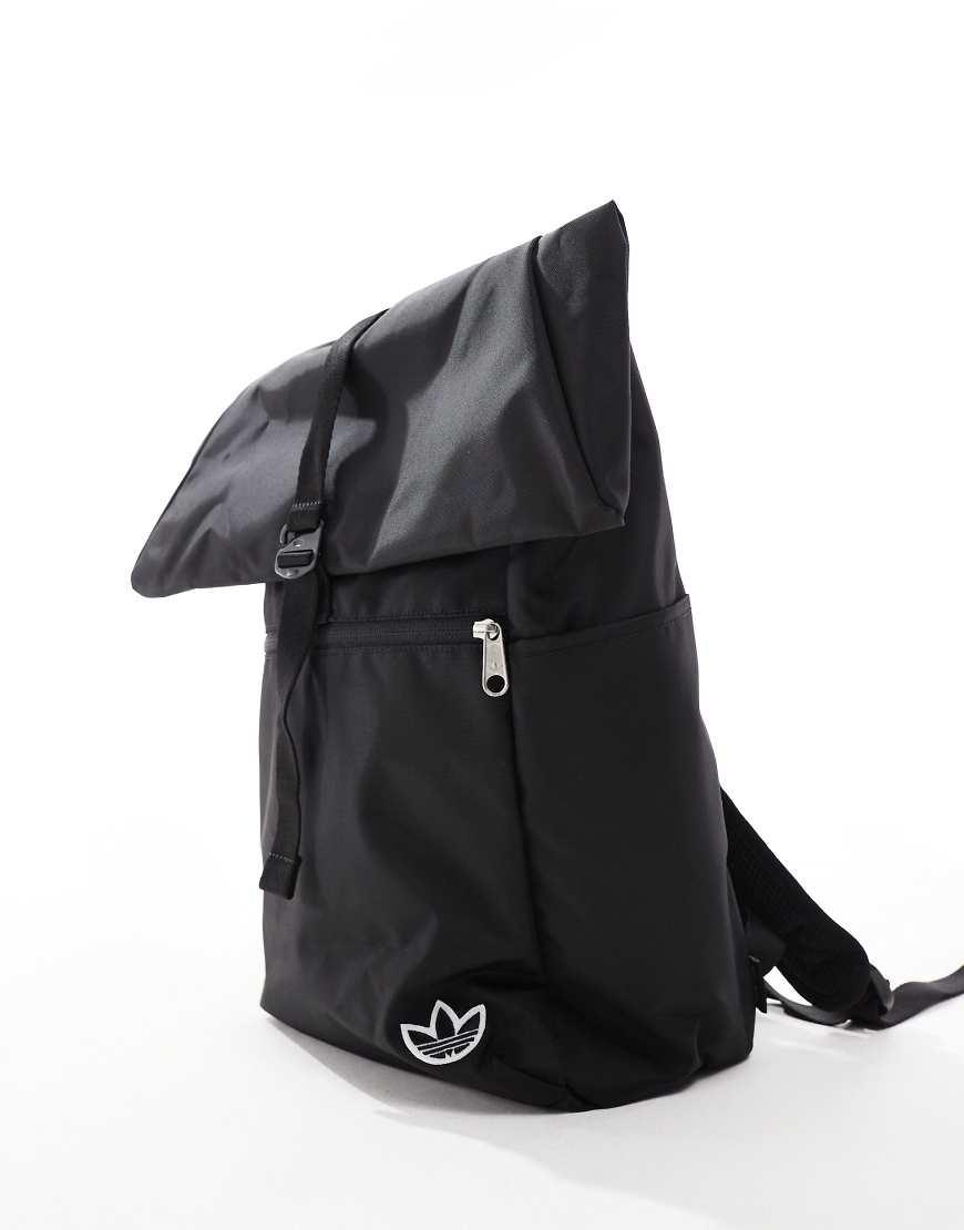 Sale Adidas Adidas Roll Top Rucksack Schwarz Rolltop Backpack