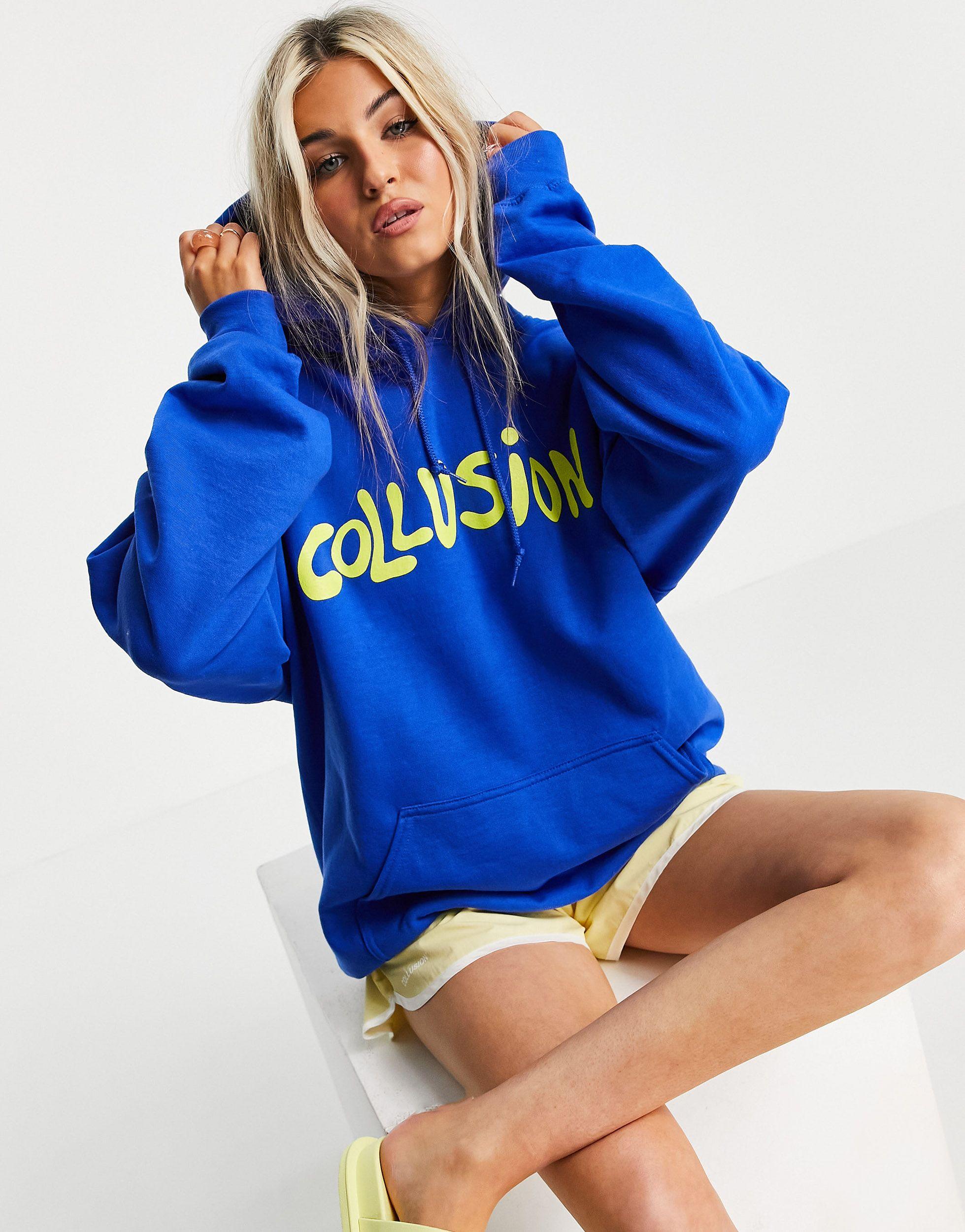 Oversized branded hoodies sale